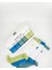 6’lı Unisex Beyaz - Renkli Tenis Çorabı. Yüksek Kaliteli Pamuklu Spor ve Günlük Kullanım Çorabı 1