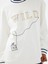 Beyaz Kadın Sweatshirt LF2040718 5
