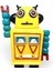 Decotown Nostaljik Sevimli Uzaylı Robot Şeklinde Figür Biblo 1