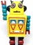 Decotown Nostaljik Sevimli Uzaylı Robot Şeklinde Figür Biblo 4