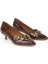 , Kadın Hakiki Deri Ayakkabı 1531050Z26104802K Acı Kahve 2