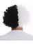 Siyah Beyaz Kıvırcık Afro Bonus Peruk Taraftar Bonus Saç (4887) 2