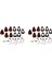 10 Packs Kabin Markeri Işık Amber Lens Çatı Çalışma Işık/ford F150 F250 F350 F450 F550 F65 E150 1999-2016 (Yurt Dışından) 1