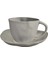 Çay Fincan ve Tabağı (Gri) 1
