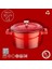 Metal Döküm Mini Tencere, 10 Cm, 0.35 L Hacim, Kırmızı 2