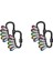 2x Bit Tutucu Anahtarlık 20PCS 1/4 Hex Shank Etki Matkap Bit Anahtarlık Hızlı Değişim Bağlantı Tutucu Matkap Vidalı Adaptör (Yurt Dışından) 1