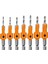 7pcs Altıgen Shank Ahşap Karşı Kafalar Matkap Gizli Vidalı Delik Çift Kenarlı Sondaj Sayacı Kafa Matkap (Yurt Dışından) 5