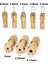 6 Set 0 5-3mm Pirinç Matkap Dremel Rotary Araçları Için Küçük Elektrikli Matkap Usları Kolet 3 Boyut -2 0mm 2 35MM 3 17MM (Yurt Dışından) 2