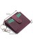 Hakiki Eskitme Deri Anahtarlıklı ve Fermuarlı Bol Kart Bölmeli Unisex Kartlık - Bordo 1