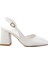 Beyaz Kadın Klasik Topuklu Ayakkabı K01140004409 1