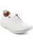 Beyaz Hakiki Deri Kadın Casual Ayakkabı K01331825103 2