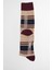 Wellington Tartan Diz Üstü Çorap PI18 Gardenia Tartan 2