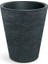 Tubra Plastik Saksı Koyu Granit 1