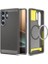 S25 Ultra Ekstra Dayanıklı Kılıf Rugged Hava Kanalı Teknolojisi™ Askeri Sınıf Koruma Magfit Özellikli Marble Gray Çift Katman Kapak - ACS08952 2