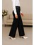 Kadın Palazzo Yüksek Bel Cotton Jean Pantolon 6