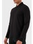 Pamuklu Regular Fit Pamuklu Yarım Fermuarlı Polo Yaka Sweat Erkek Polo Yaka Sweat MW0MW44244 Bds 5