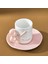 Ribbon 2 Kişilik Kahve Fincanı 110 ml Pembe 2