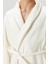 Allesi %100 Pamuk Erkek Bornoz Ekru L/xl 6