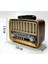 Şarjlı Masaüstü Taşınabilir Vintage Radyo & Bluetooth Nostaljik Radyo (Videolu Ürün) 5