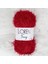 Loren Furry Koyu Kırmızı El Örgü Ipi - RF024 - 34052 1