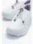 Kadın Dikişli Lastikli Spor Ayakkabı Beyaz Beyaz 3