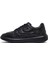 Erkek Siyah Bağcıklı Kalın Tabanlı Baskılı Deri Sneaker 25WFD685018 2