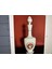 Fransız Grand Marnier Beyaz Opalin Vazo 31,5 cm Boyunda 6