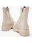 Düz Taban Uzun Kadın Bot Bej Cilt Bej 5