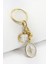 Gold Halkalı Sedefli Kutup Yıldızı Salkım Anahtarlık, Hediyelik Çanta Süsü 1