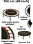 102 cm (40 Inç ) Trambolin Katlanabilir Trambolin 7