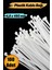 100 Adet Cırt Kelepçe 4,8X450 mm Plastik Beyaz Renk Zip Kablo Bağı Çok Amaçlı Bağlama. 1