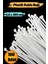 100 Adet Cırt Kelepçe 4,8X380 mm Plastik Beyaz Renk Zip Kablo Bağı Çok Amaçlı Bağlama. 1