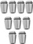 20PCS ER20 Hassas Yay Kolet Seti Cnc Freze Torna Aracı ER20 Yay Kolet Chuck (Yurt Dışından) 3