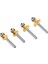 4pcs 1/4 Inç Şafak Yönlendirici Bitleri Üzerinde Köşe Yuvarlama Kenar Oluşturma Kenar Seti 5/16 Inç 3/16 Inç 1/4 Inç Ahşap Freze Kesici Için 1/8 Inç Yarıçap (Yurt Dışından) 2