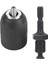 Adaptör Donanım Aletleri ile 6 Adet Elle Sıkıştırma Set Adaptör Ağır Hizmet Tipi 10MM Anahtarsız Matkap Aynası (Yurt Dışından) 5