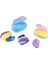 Circle Paper Punch 5 Adet Kağıt El Sanatları Için Daire Yumrukları 5 Farklı Boyutta Daire Deliği Yumruk Renkler (Yurt Dışından) 3