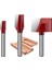 6pcs Temizleme Alt Yönlendirici Bit Seti 6mm Shank Çift Flüt Karbür Kesici Düz Gömme Tahta Yüzey Planlama Aracı (Yurt Dışından) 5