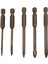 10 Adet Etkin Evrensel Sondaj Aracı Çok Fonksiyonlu Üçlü Köşeli Çapraz Alaşım Matkap Ucu Seti (3/4/5/6/8mm) (Yurt Dışından) 2