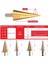 6pc Hss Adım Koni Konik Matkap Bit Set Delik Kesici Metriği 4-12/20/32MM 1/4 Inç Titanyum Kaplamalı Metal Alek Bitler (Yurt Dışından) 5