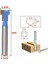 4pcs 1/4 Inç Shank T-Slot Kesici Yönlendirici Bit Çelik Sap 3/8 Inç ve 1/2 Inç Uzunlukta Ahşap Kesiciler Elektrik Aletleri Için (Yurt Dışından) 4