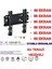 Beko Televizyon Monitör Uyumlu Kilitli Askı Aparatı Sabit 19"/22"/27"/32"/37-48-55-60-68-82-93CM 1