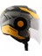 Striker Ultron Açık Kask Siyah-Sarı 4
