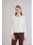 Kol Etek Kaşkorse Geniş Yaka Sweatshirt 1