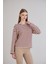 Dikiş Detay Çizgili Sweatshirt 1