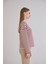 Dikiş Detay Çizgili Sweatshirt 7