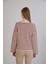 Dikiş Detay Çizgili Sweatshirt 8