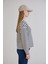 Dikiş Detay Çizgili Sweatshirt 5