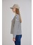 Dikiş Detay Çizgili Sweatshirt 6