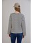 Dikiş Detay Çizgili Sweatshirt 7