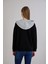 Triko Garnili Kapüşonlu Üç Iplik Sweatshirt 8